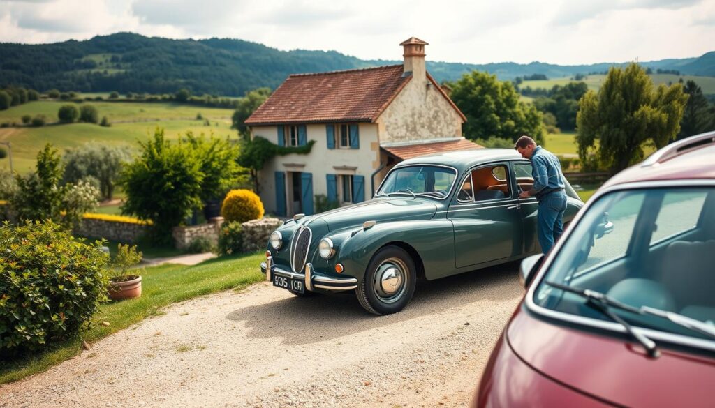 Fahrzeugbesichtigung Frankreich