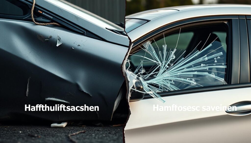 Haftpflichtschaden und Kaskoschaden
