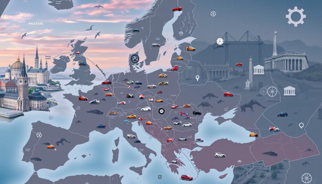 Kfz-Sachverständigen-Netzwerk in Europa