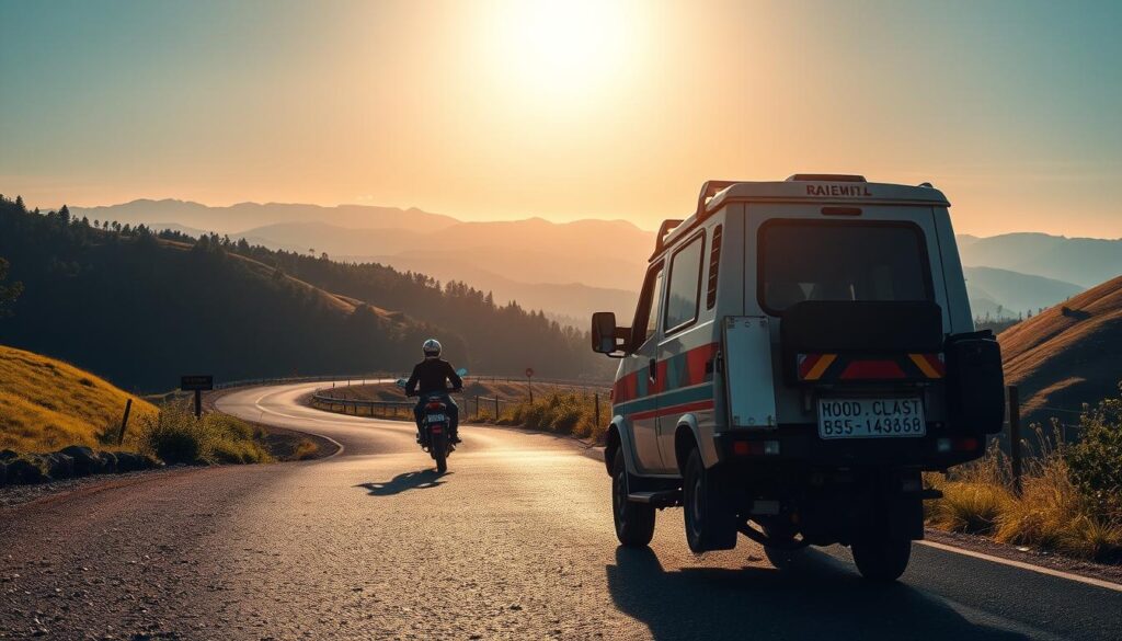 Motorradunfallhilfe im Ausland