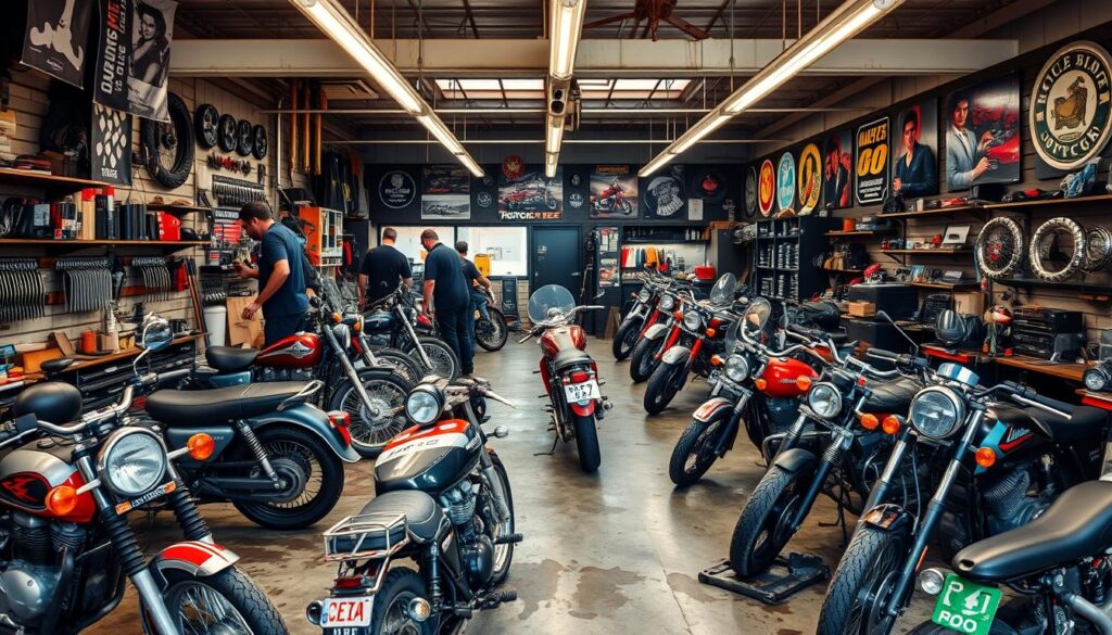 Motorradwerkstatt