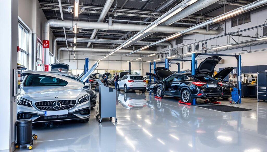 Professionelle Autowerkstatt