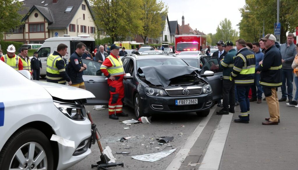 Unterstützung bei Autounfällen