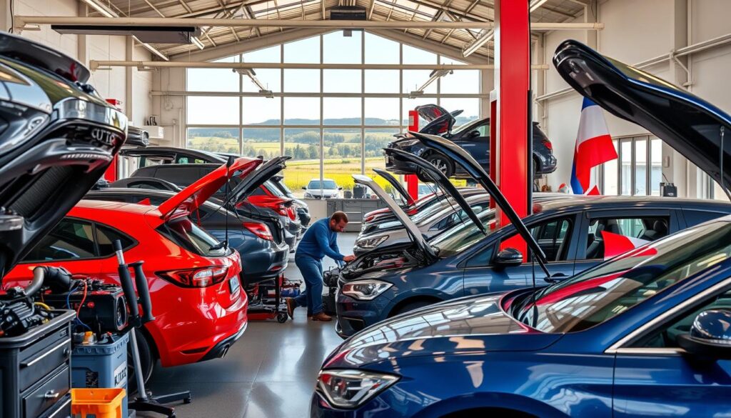 fahrzeugreparatur frankreich