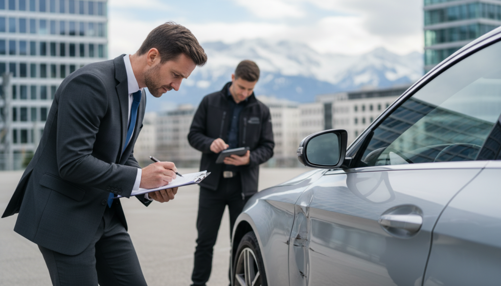 Fahrzeugschaden Gutachten Schweiz