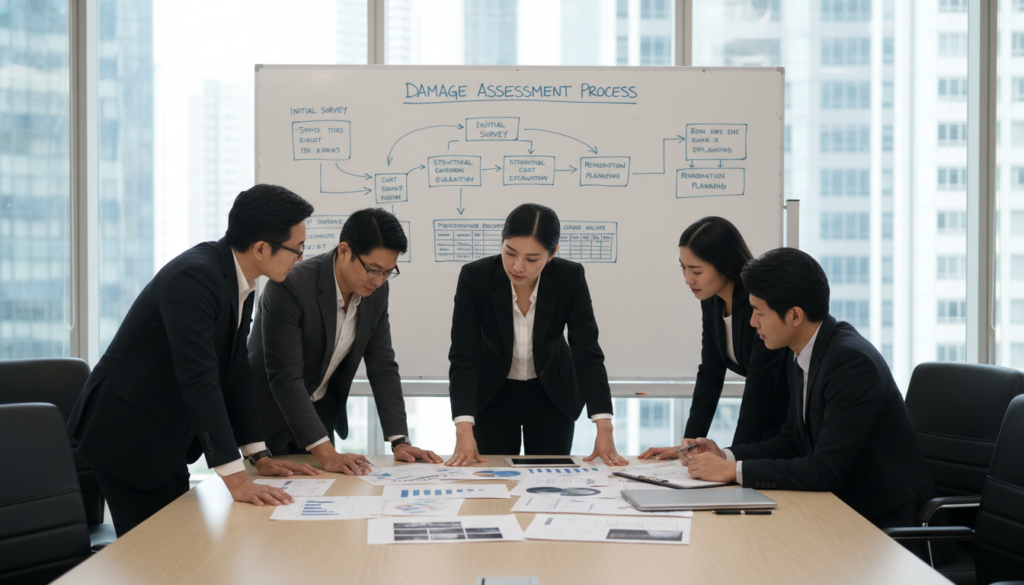 Schadenbewertungsprozess