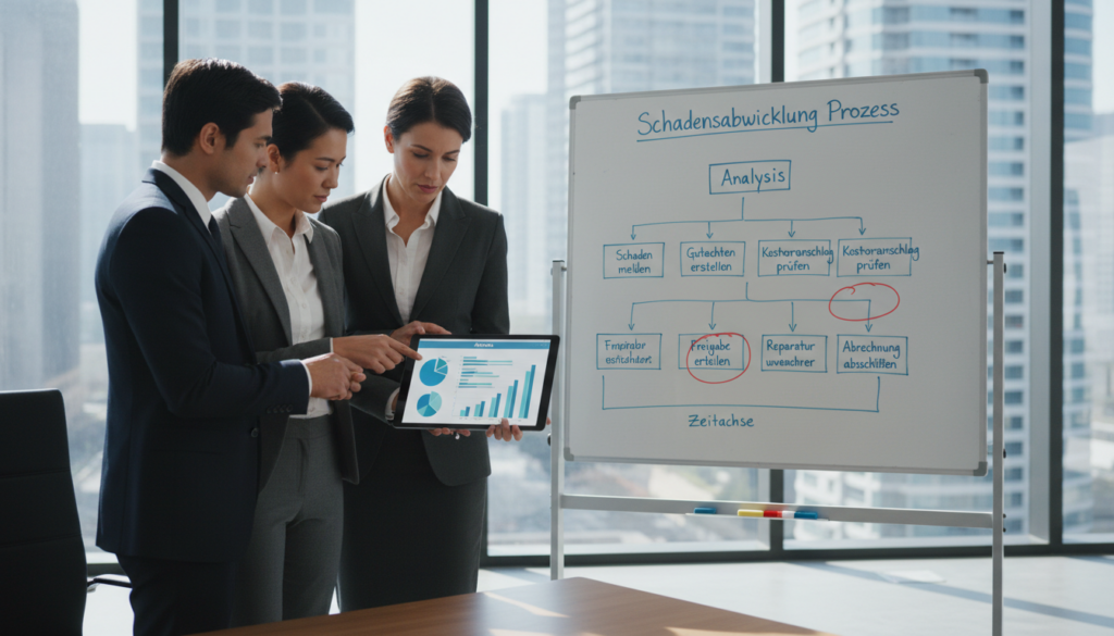 Schadensabwicklung Prozess