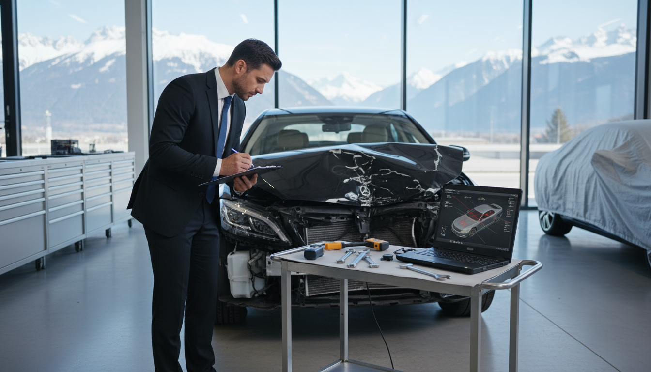 Technische Bewertung von Vollkaskoschäden in CH