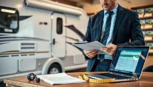 Camper damage valuation