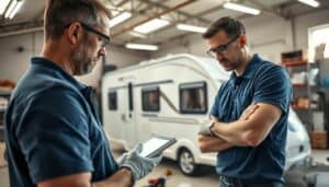 Caravan damage assessment
