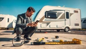 Caravan hail damage assessment
