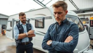 Caravan hail damage assessment