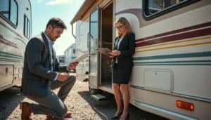 Motorhome damage appraisal