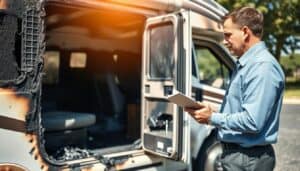 Motorhome fire damage appraisal