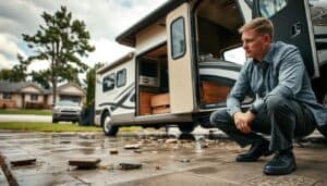 Motorhome flood damage appraisal