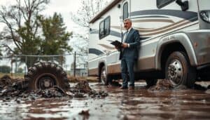 Motorhome flood damage appraisal