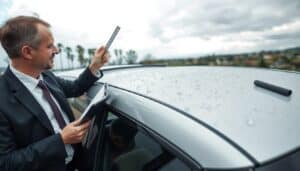 Motorhome hail damage appraisal
