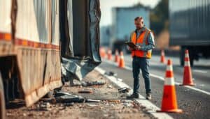 Trailer accident damage report