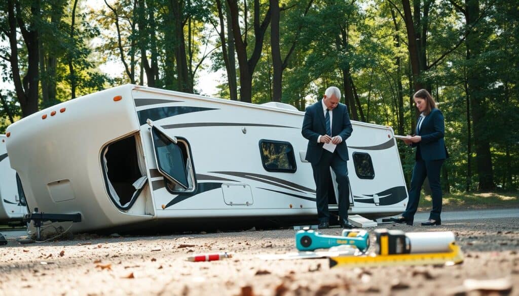 Camper accident evaluation
