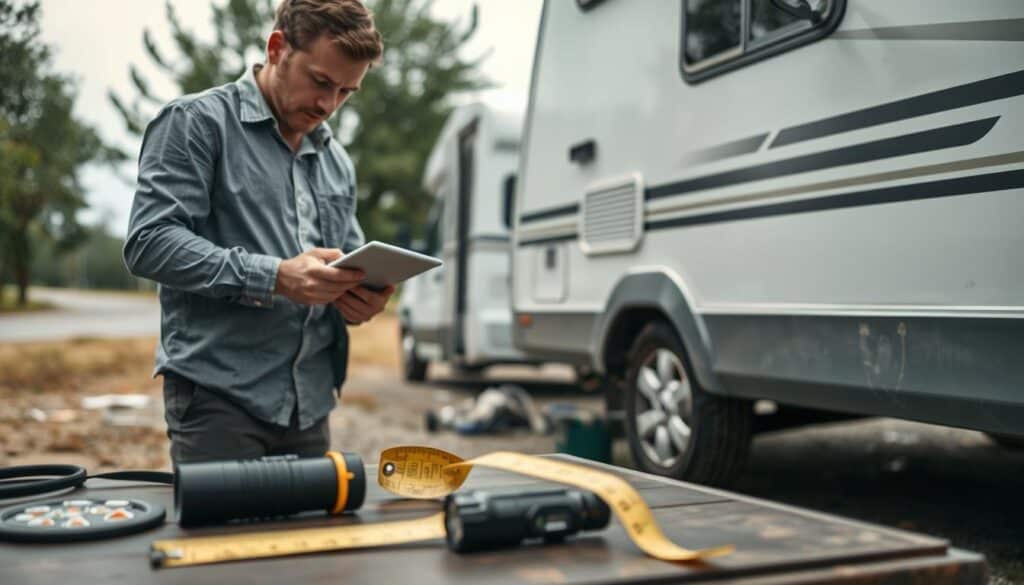 Camper damage assessment