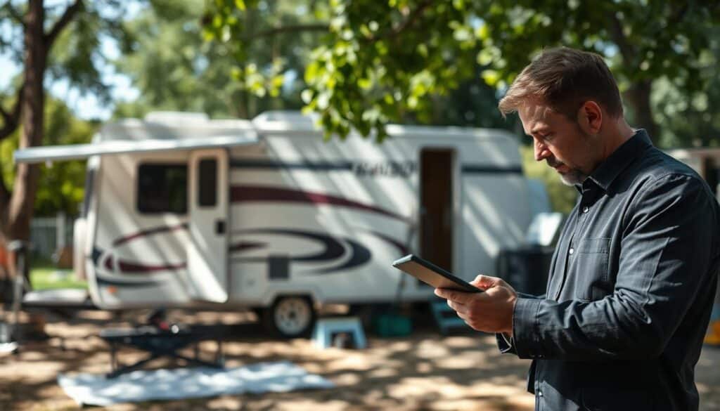 Camper damage assessment