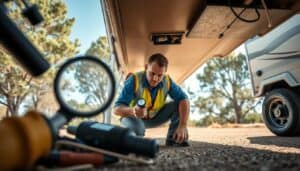 Camper hidden damage inspection