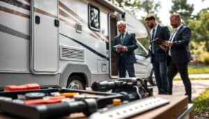 Camper insurance damage check