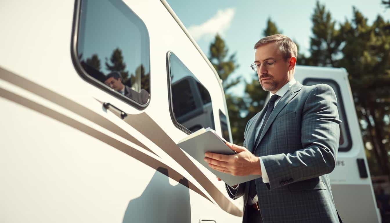 Camper insurance damage check