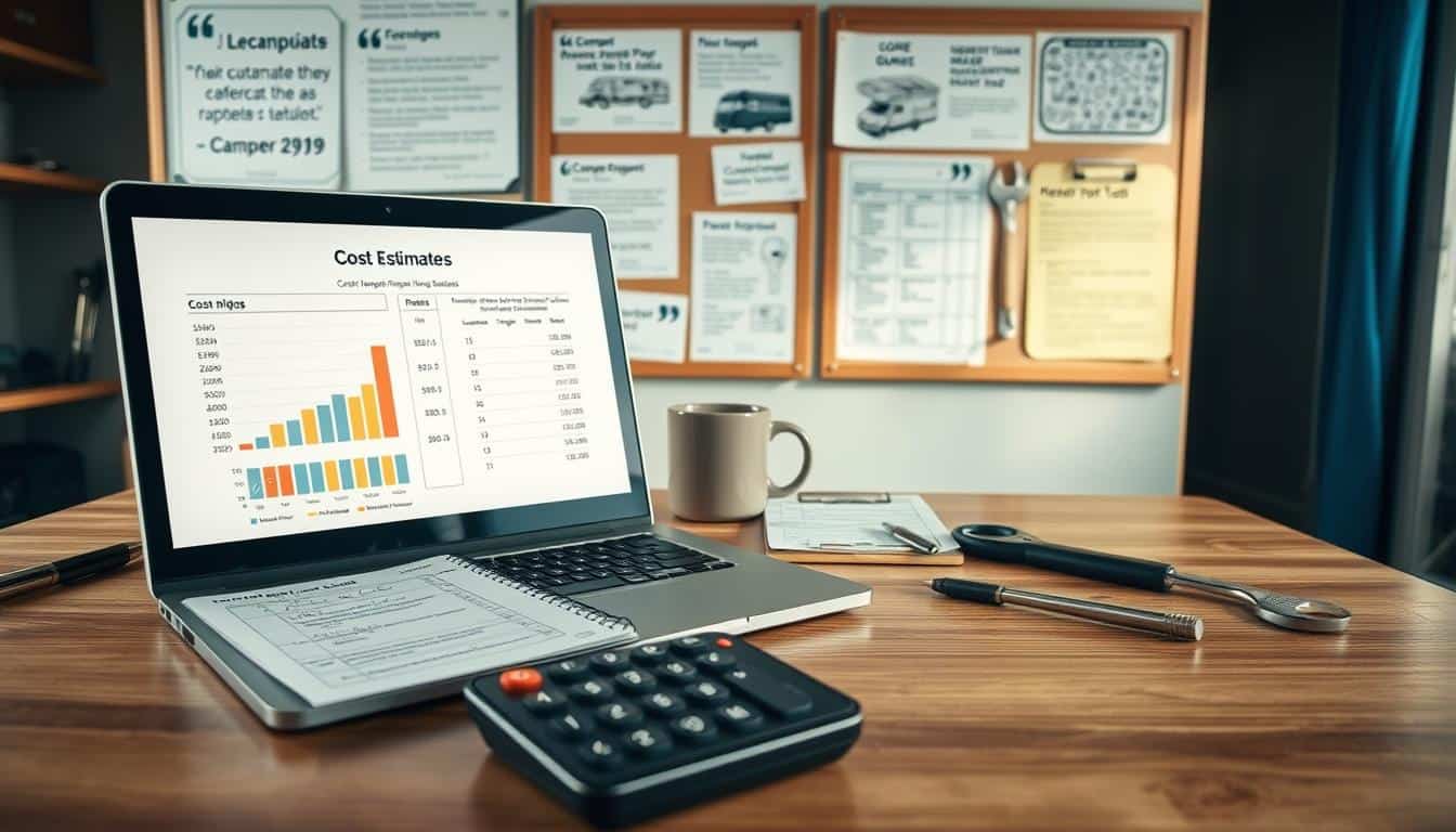 Camper repair cost estimate