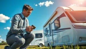 Caravan hail damage assessment