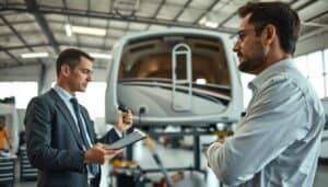 Caravan repair quality inspection
