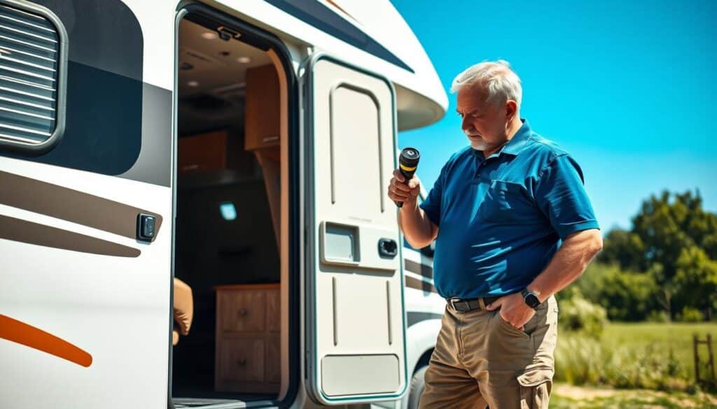 Mobile motorhome inspection