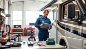 Motorhome repair quality inspection