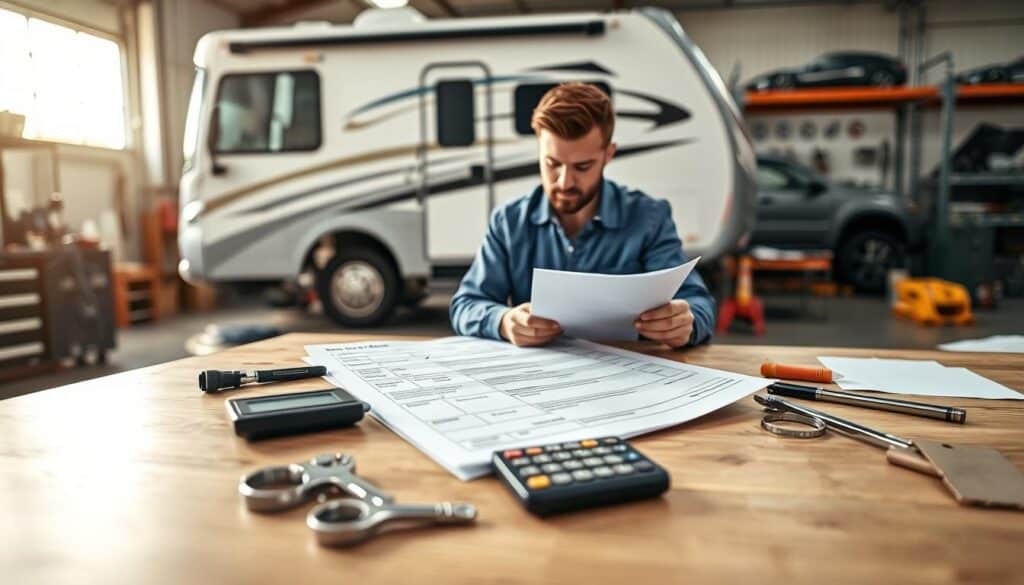 Motorhome repair quote Motorhome repair quote