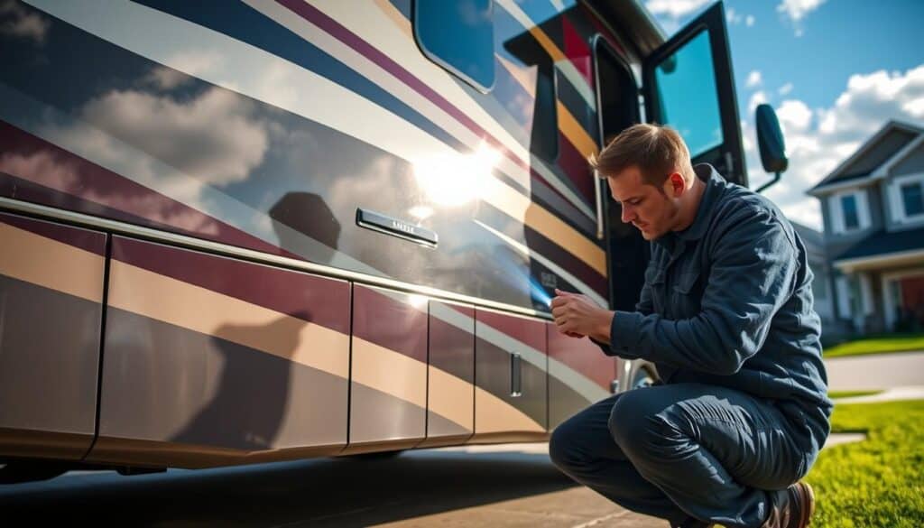 RV hailstorm damage check RV hailstorm damage check