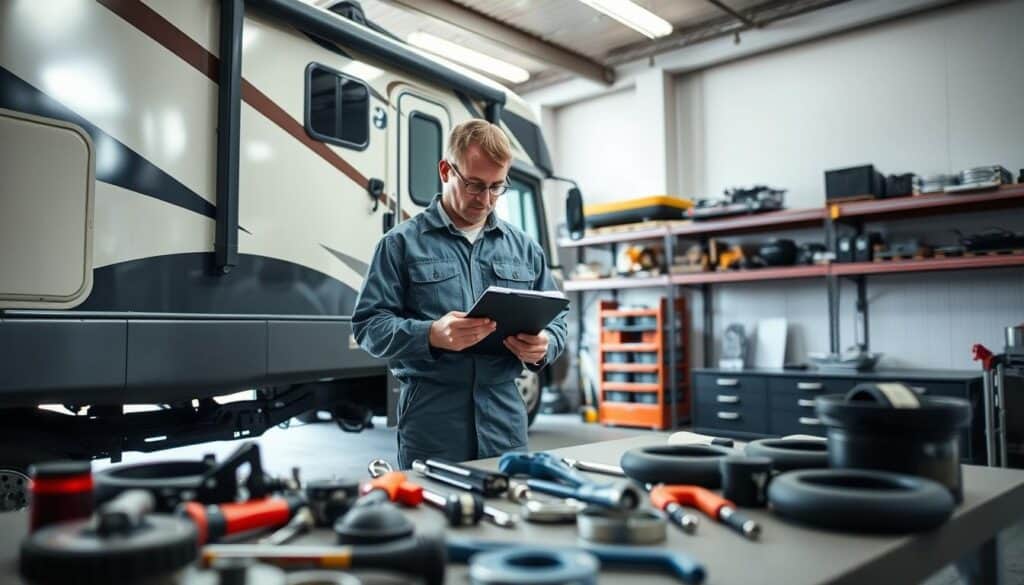 RV repair assessment