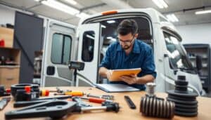 RV repair quality inspection