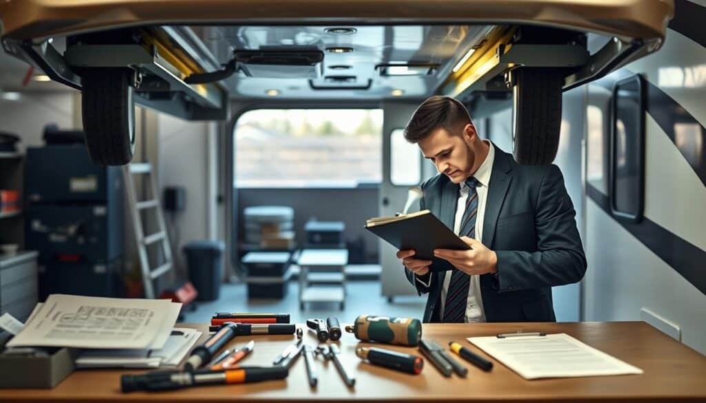 RV service evaluation