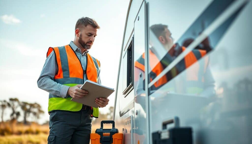caravan damage assessment
