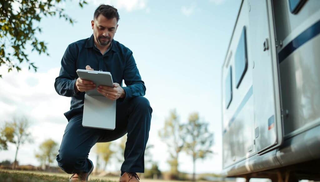caravan damage assessment