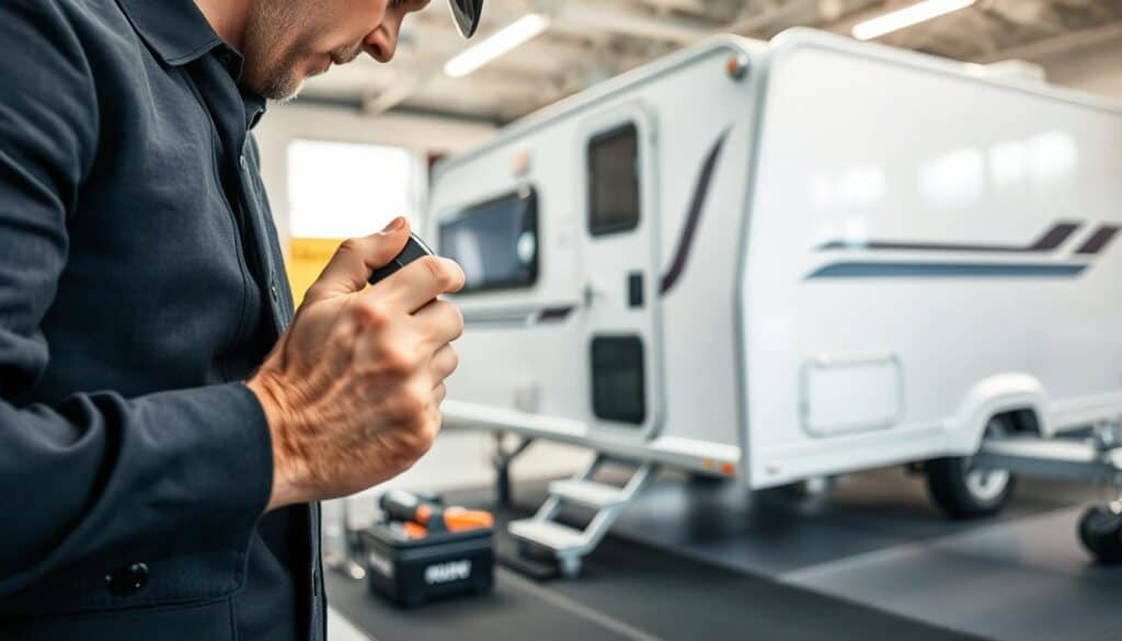 caravan damage inspection process