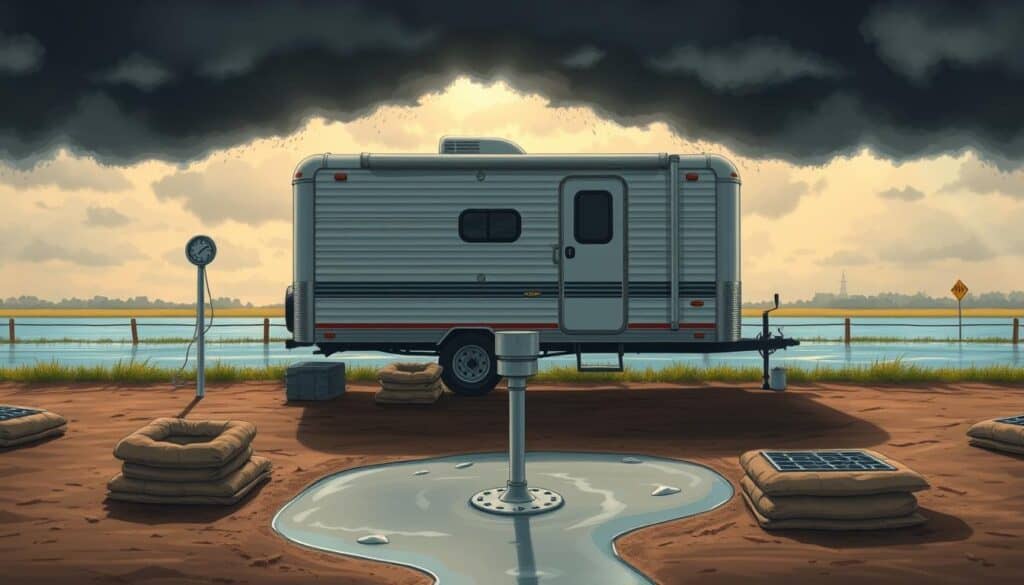 how to prevent trailer flood damage