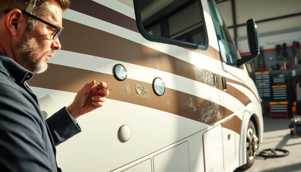 motorhome body damage evaluation