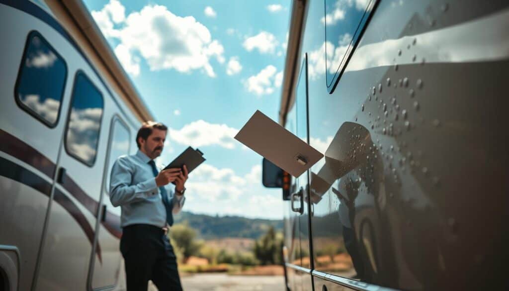 motorhome damage assessment