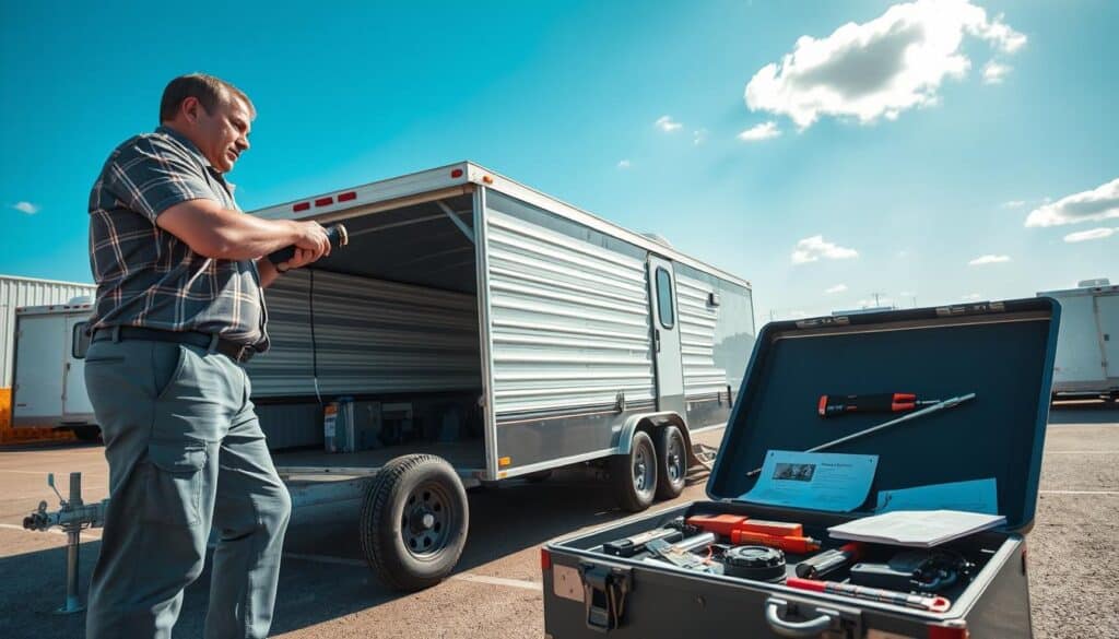 professional trailer inspection
