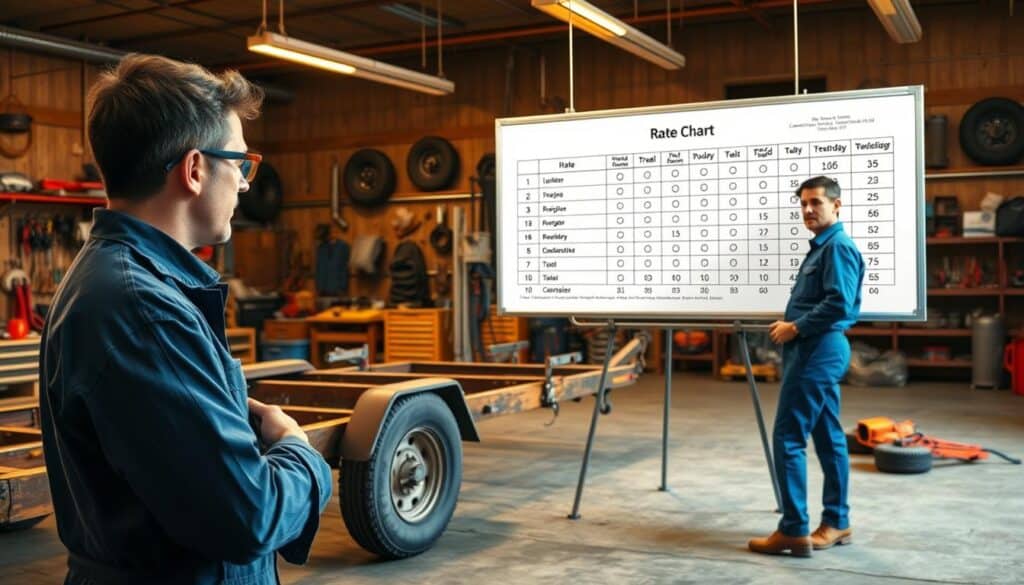 trailer repair shop rates