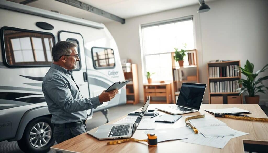 Camper appraisal process
