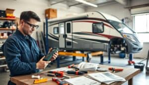 Camper repair quality inspection