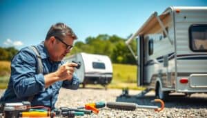 Camper structural damage check