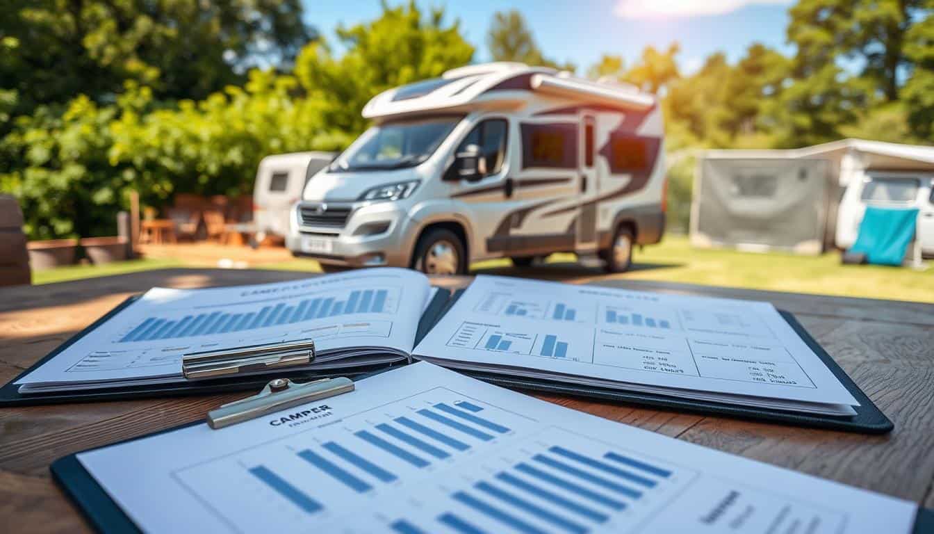 Camper value and damage report
